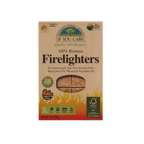 100% Biomass Firelighters - 28 Piece Tablet