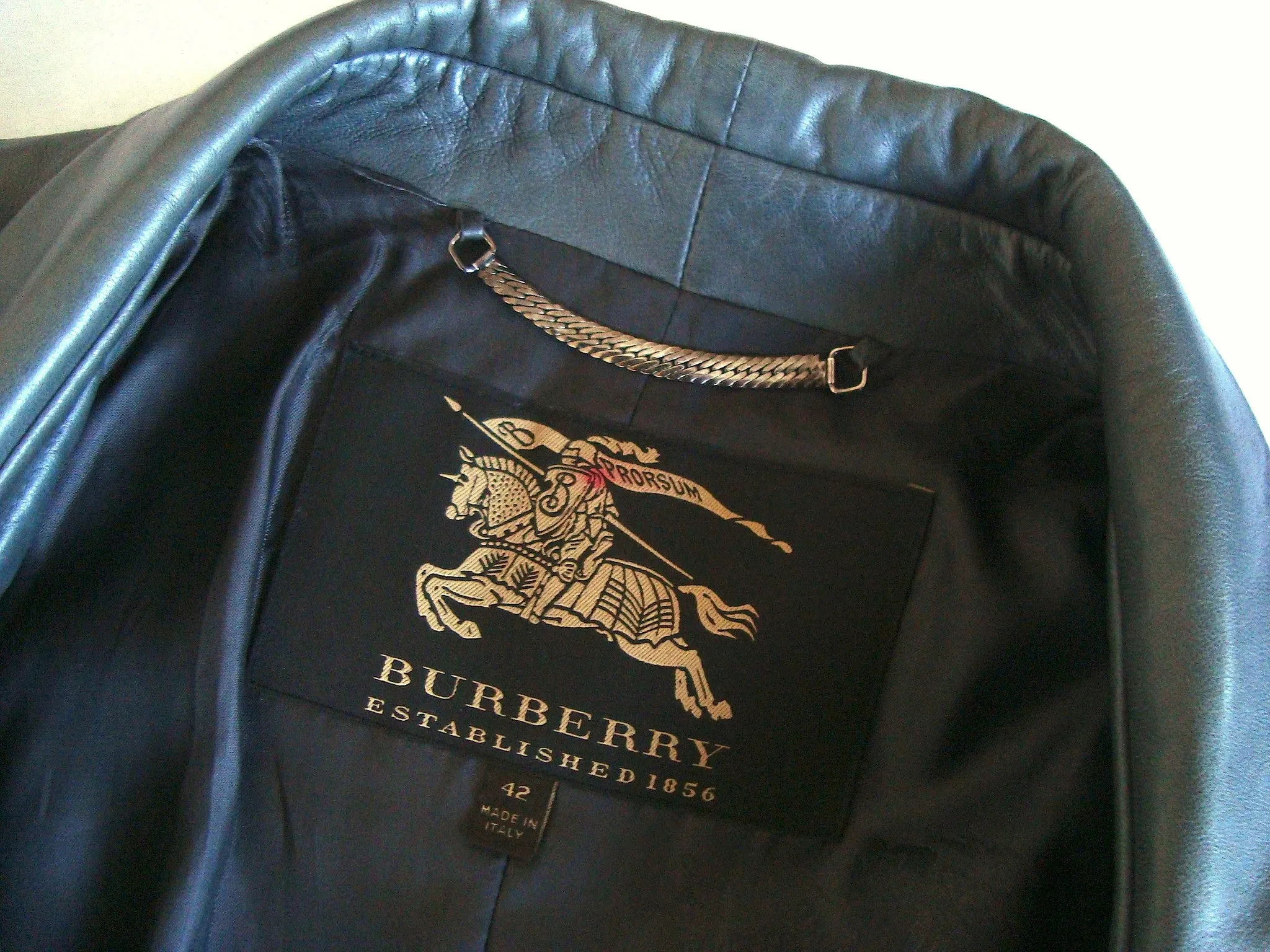 2009 Calf Leather Jacket with Architectural Lapels