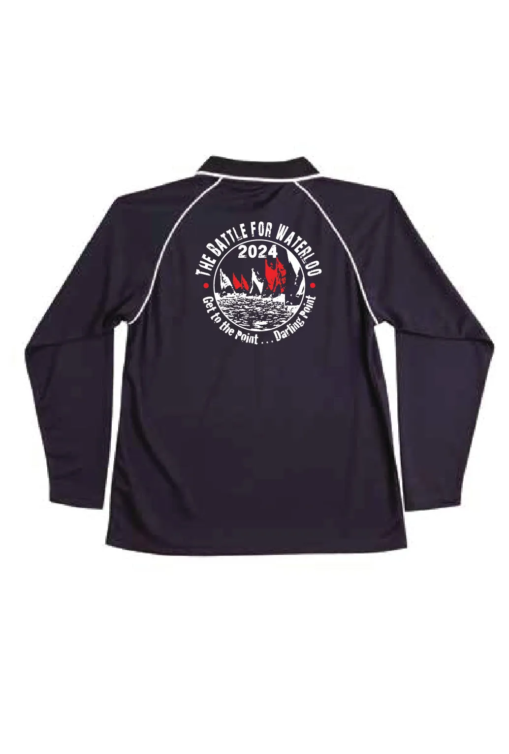 2024 Battle For Waterloo L/S Polo Shirt- DPSS