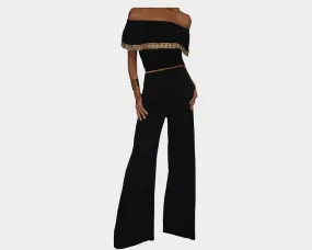 4.1 Black two piece set - The Milan