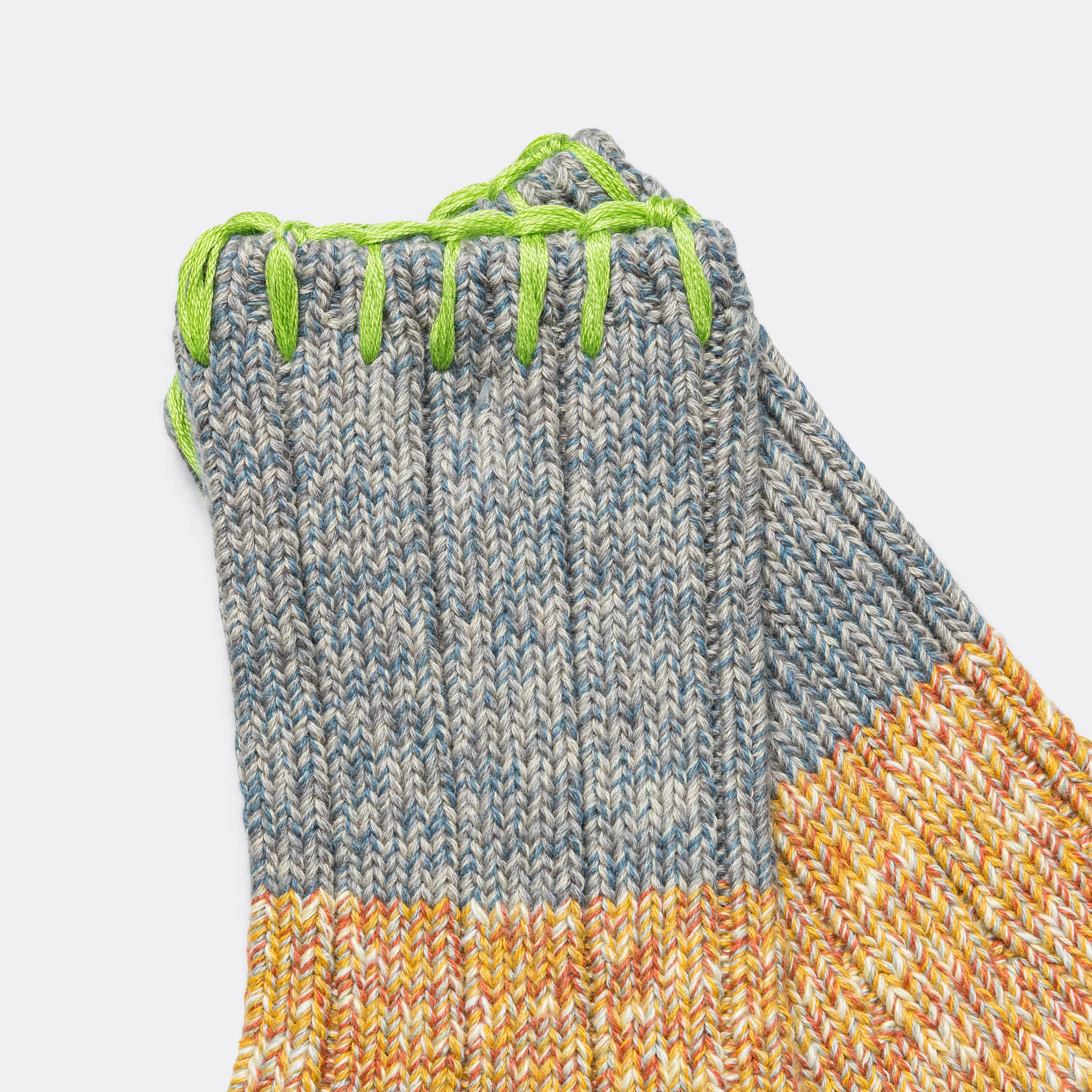 56 Yarns Grandrelle GOGH HOBO-Stitch Socks - Yellow