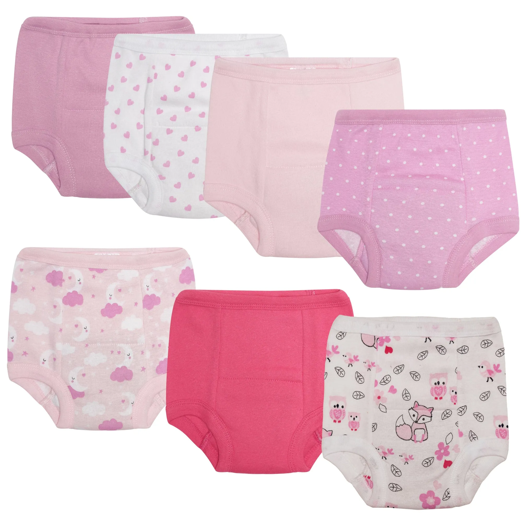 7 Pack Potty Training Underwear for Toddler Girls