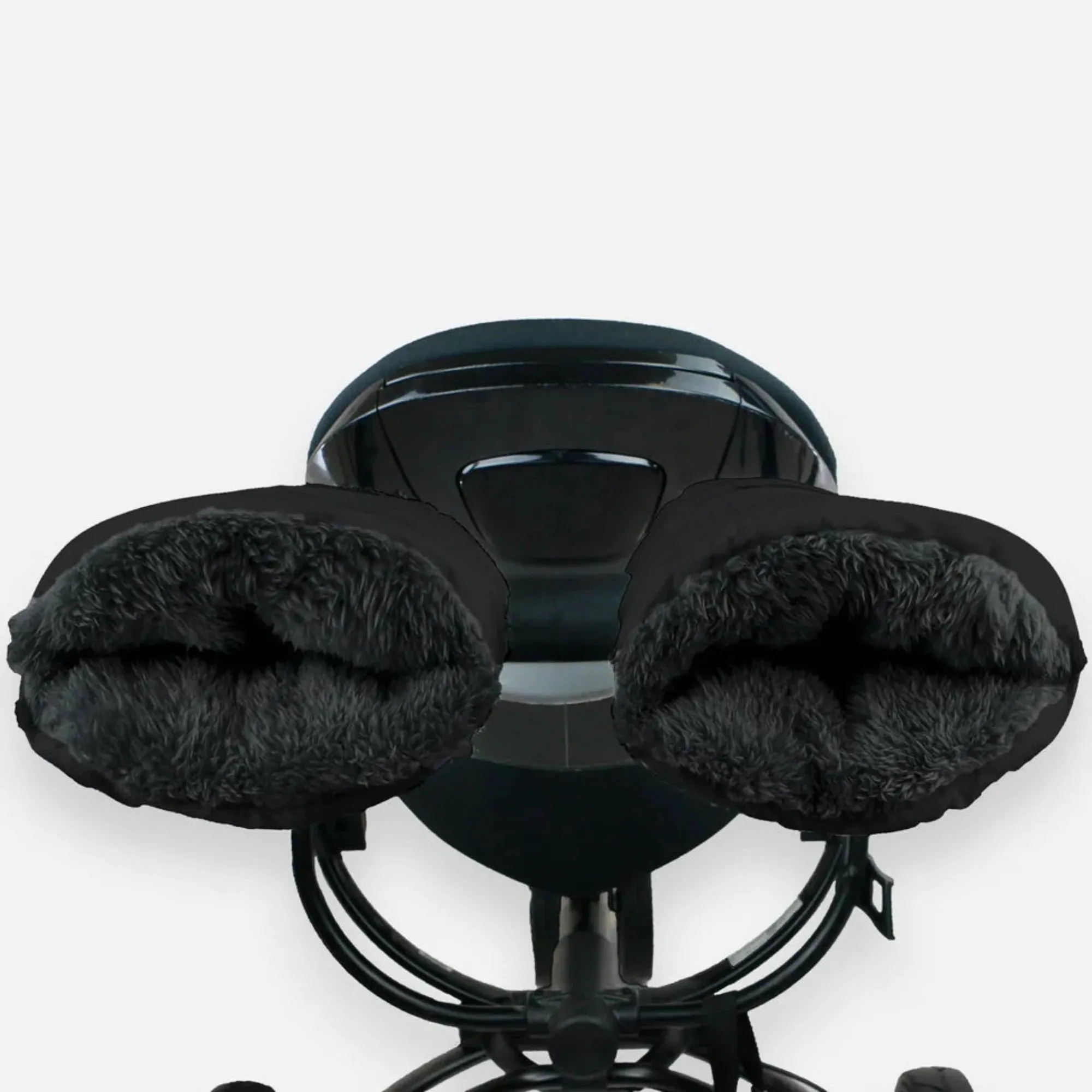 7AM ENFANT Warmmuffs - Black Plush