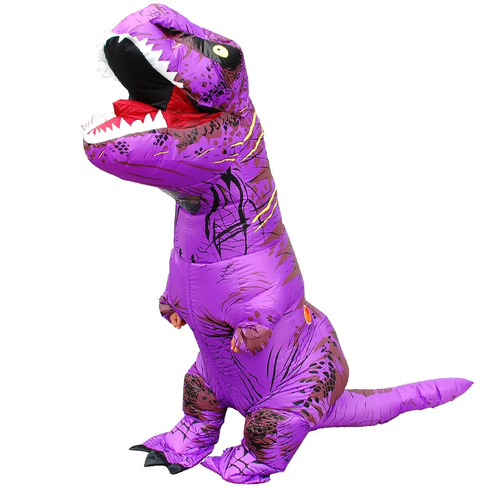 Adult Kid Boy Inflatable Dinosaur Costume Set