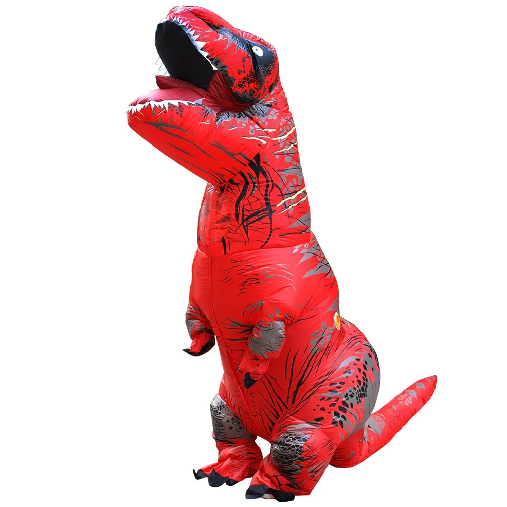 Adult Kid Boy Inflatable Dinosaur Costume Set