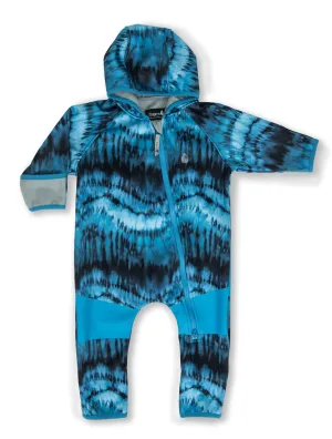 All-Weather Fleece Onesie - Stone Tie Dye