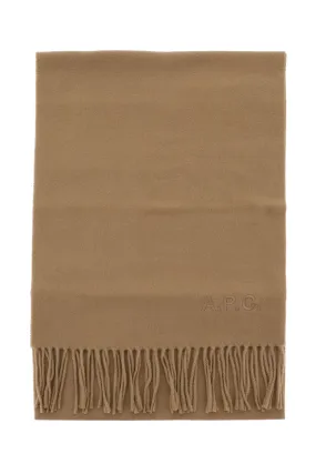 A.p.c. ambroise brodéè wool scarf