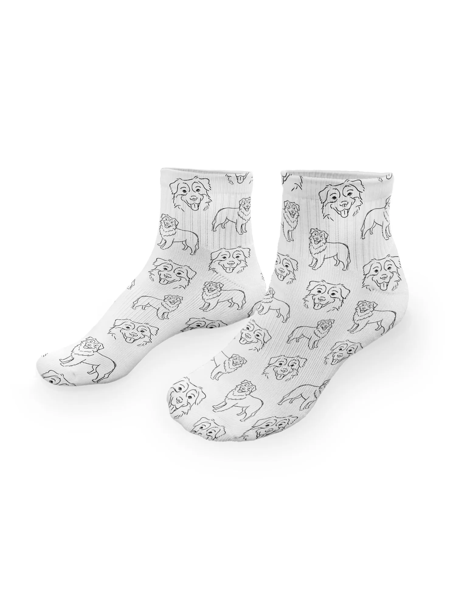 Australian Shepherd Ankle Socks