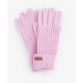 Barbour Saltburn Knitted Glove In Lavender Haze LGL0132PU12