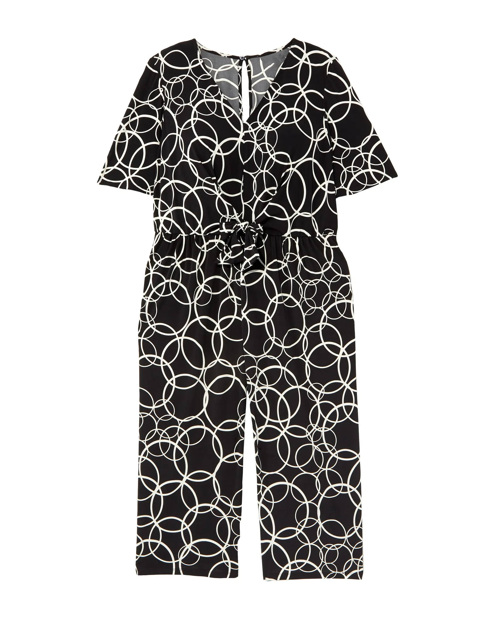 Bari Jumpsuit | Black / White