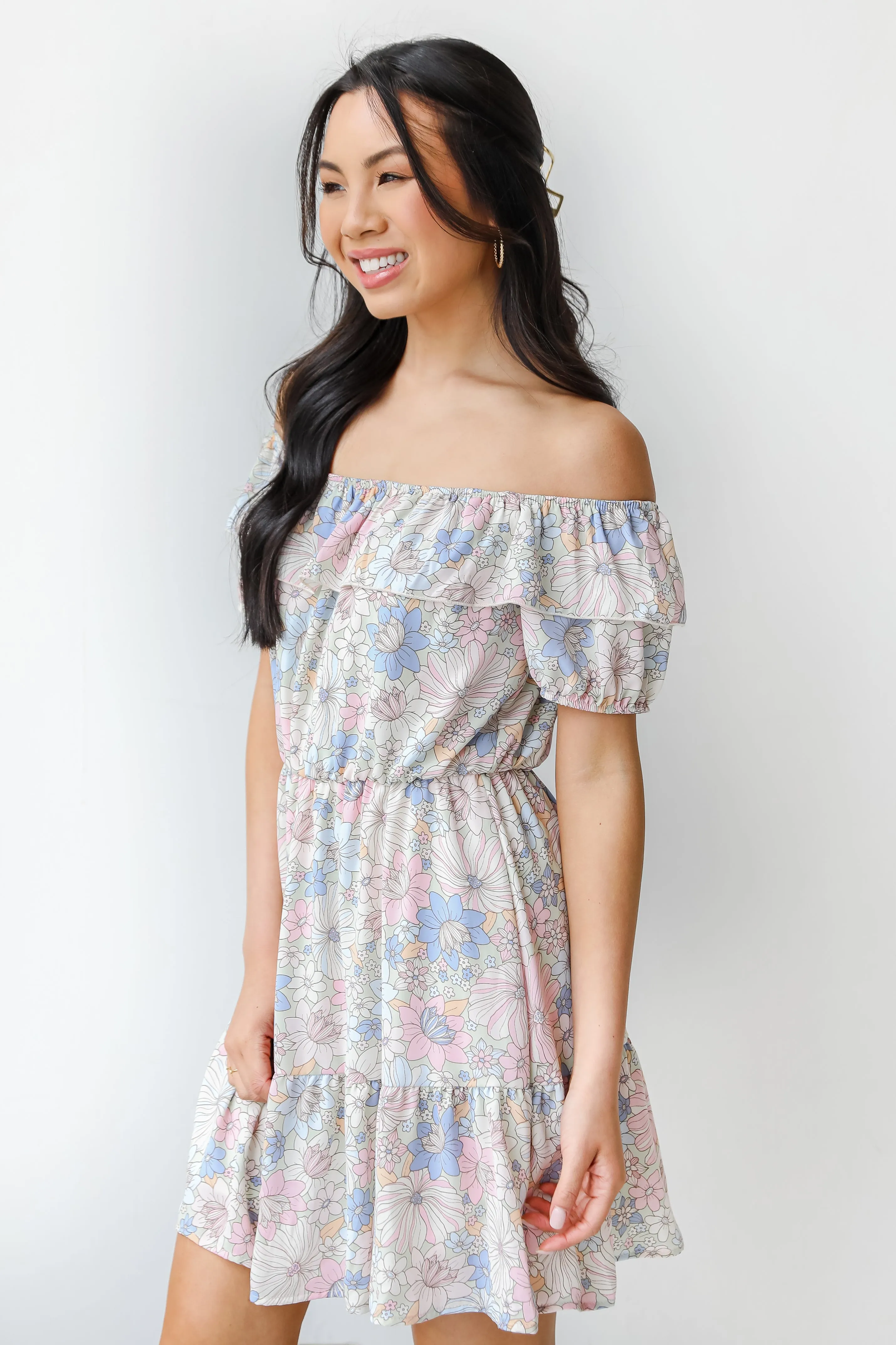 Beautiful Day Floral Dress