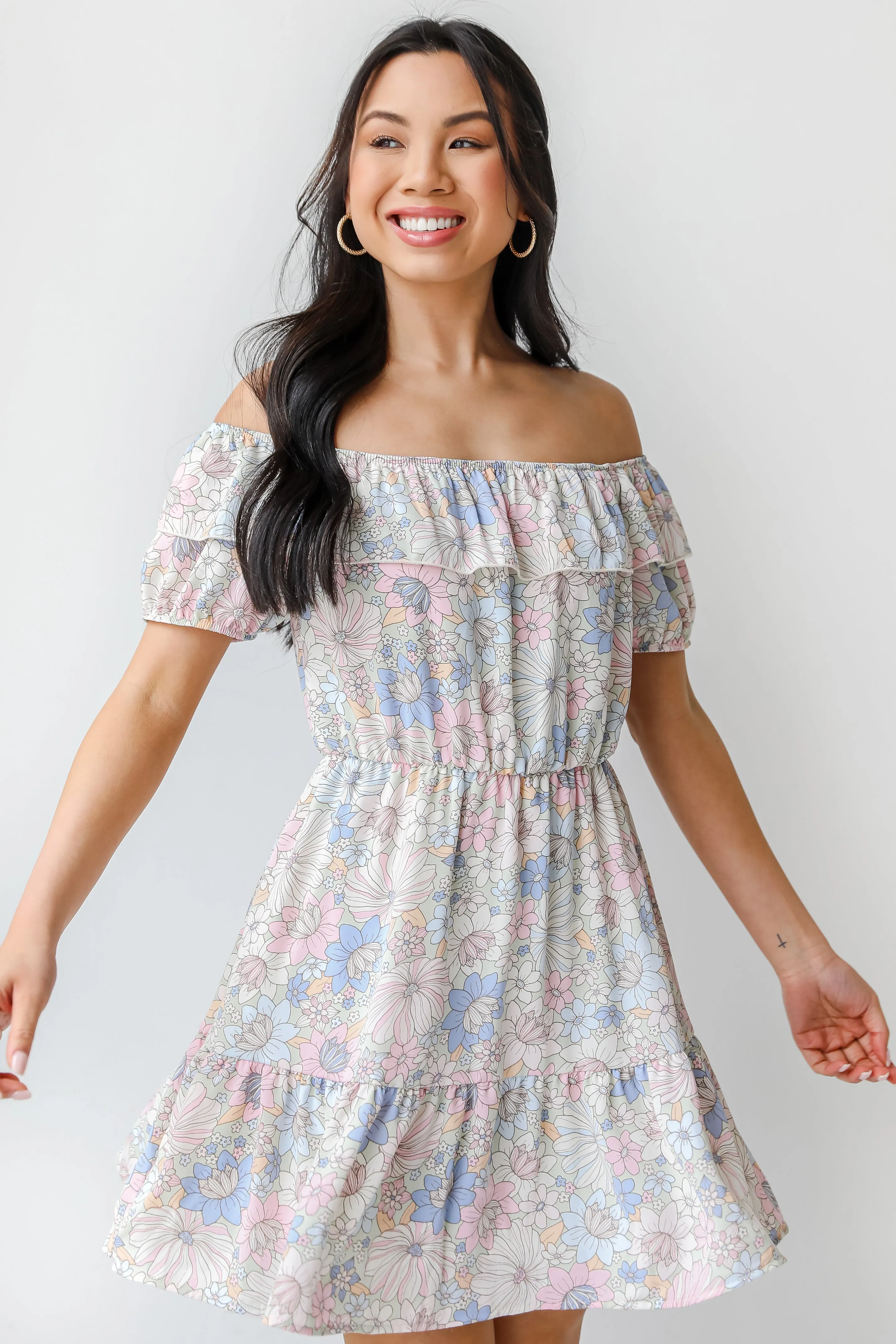 Beautiful Day Floral Dress