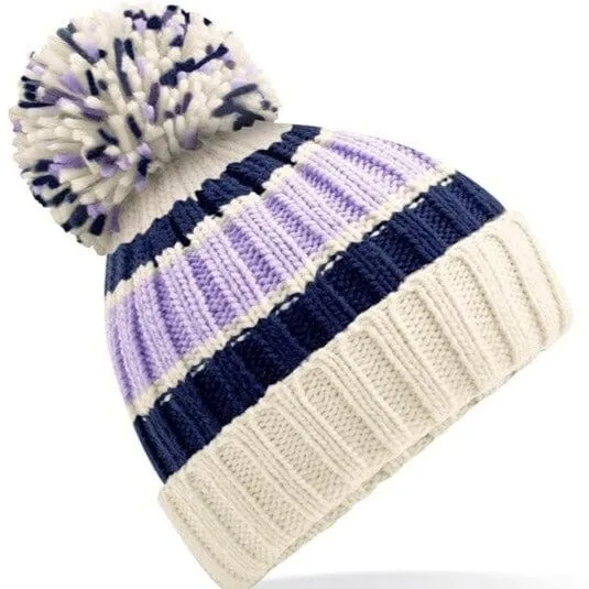 Beechfield Hygge Striped Beanie