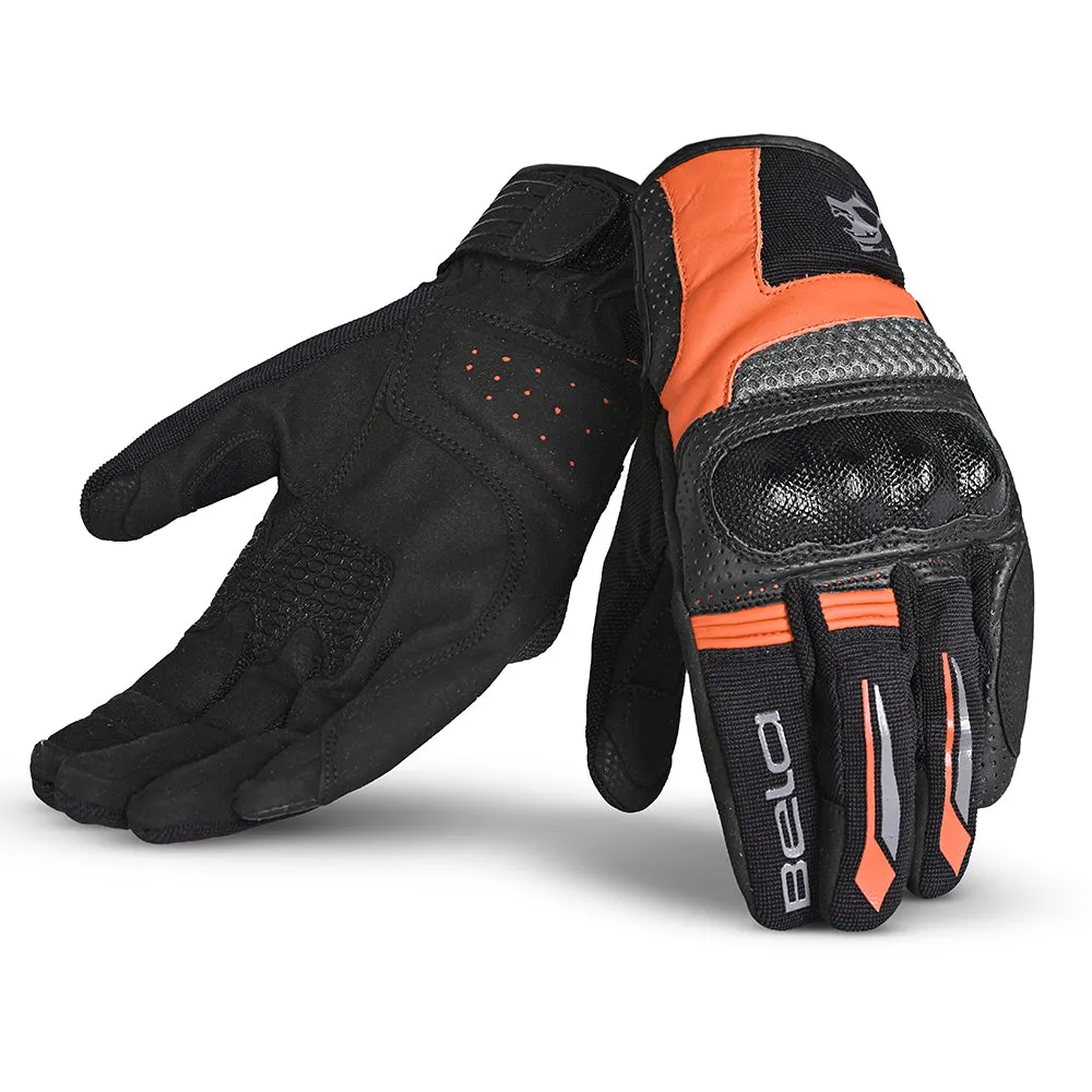 BELA Hero Air  - Summer Mesh Gloves - Black Orange