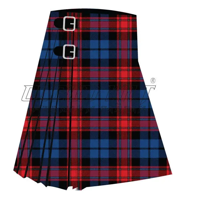 Black and Red Premium Tartan Kilt