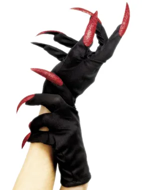 Black Halloween Gloves