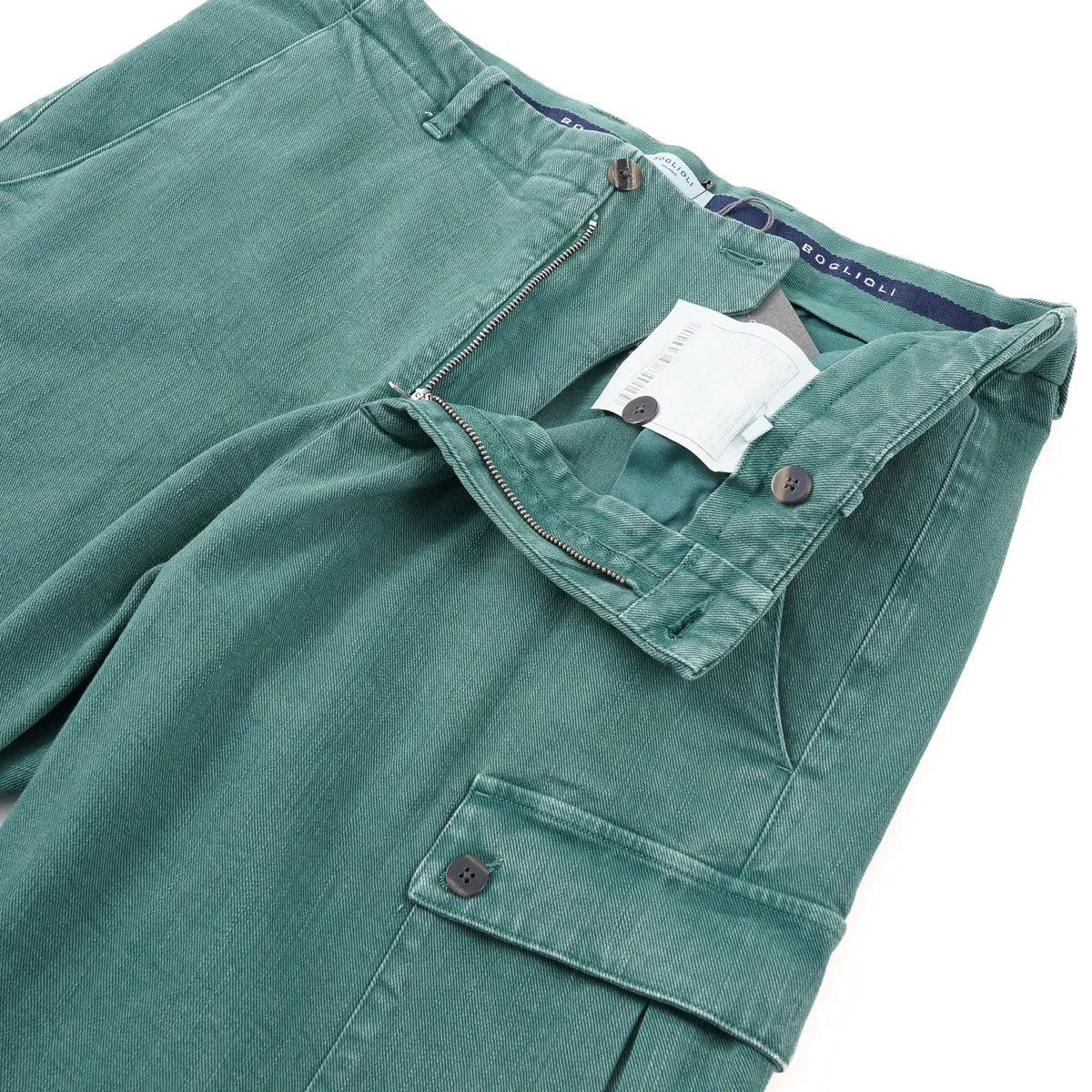 Boglioli Garment-Dyed Denim Pants