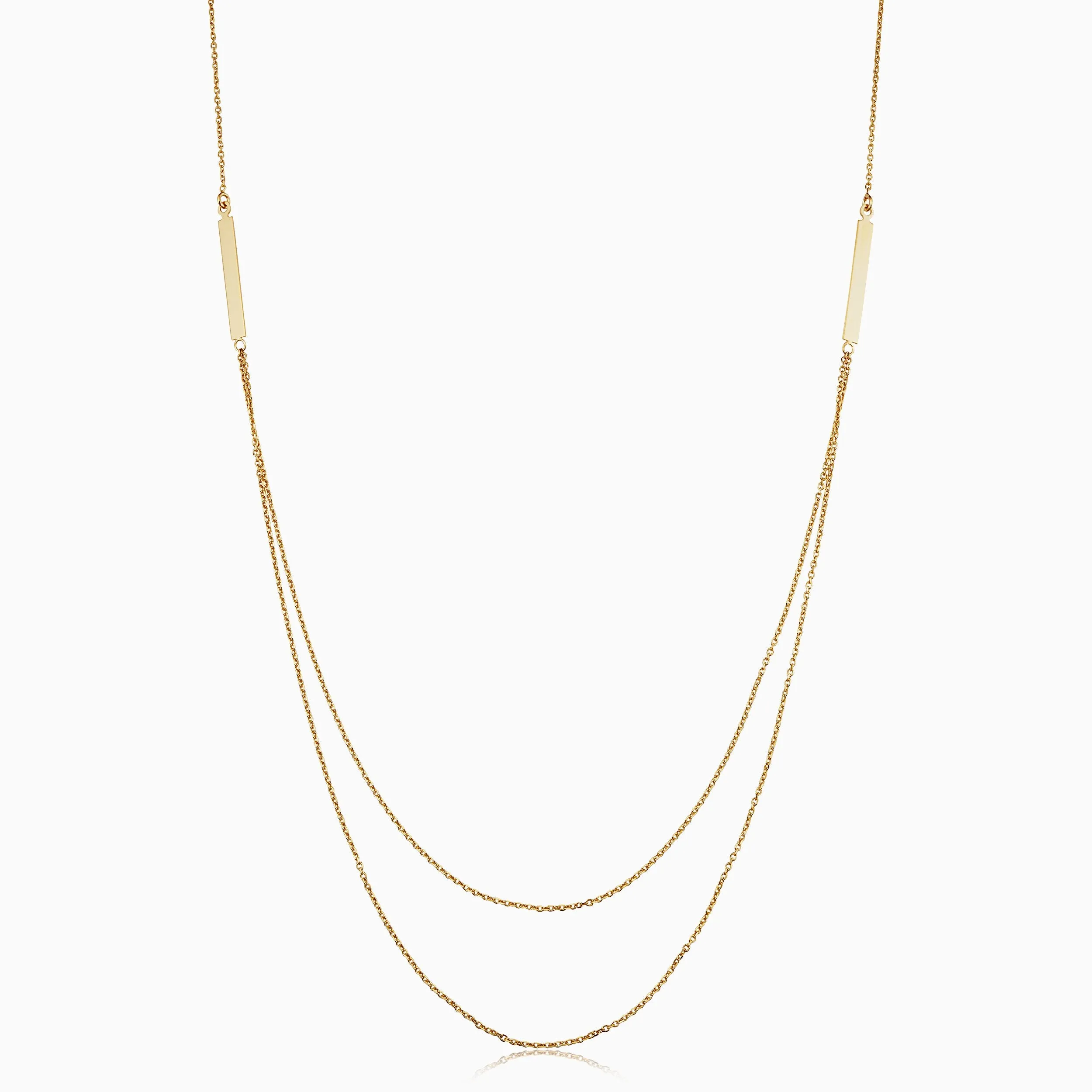 Brooklyn Bar Layered Necklace