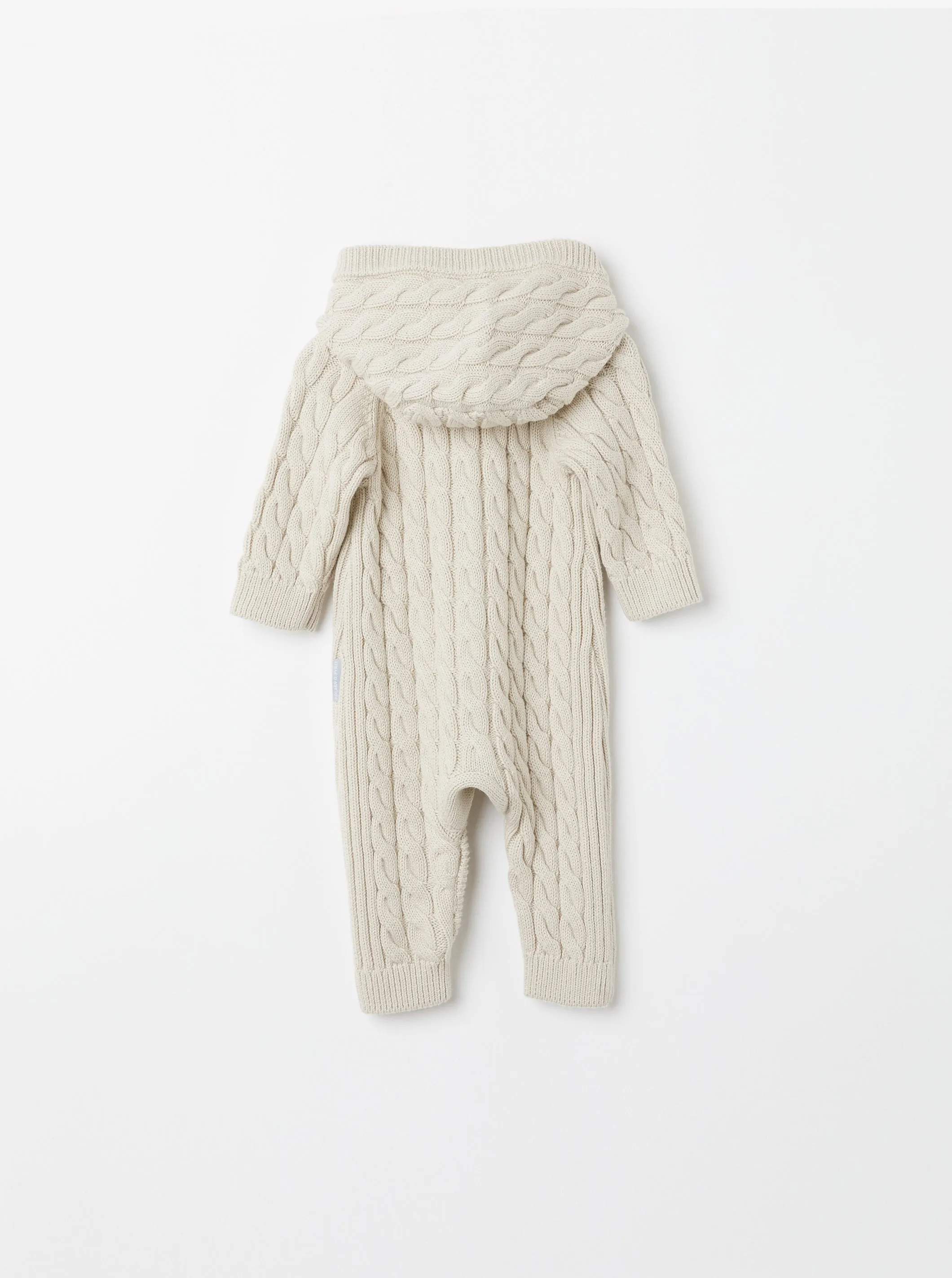 Cable Knit Baby All-in-one