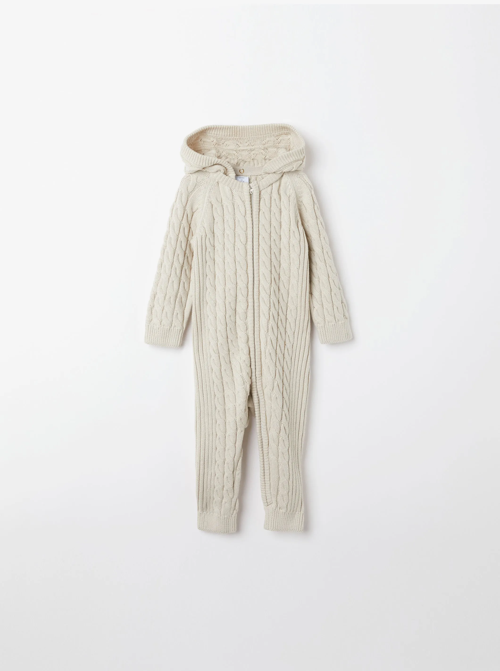 Cable Knit Baby All-in-one