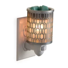 CANDLE WARMERS ETC Pluggable Fragrance Warmer- Decorative Plug-in for Warming Scented Candle Wax Melts and Tarts or Fragrance Oils, Filigree