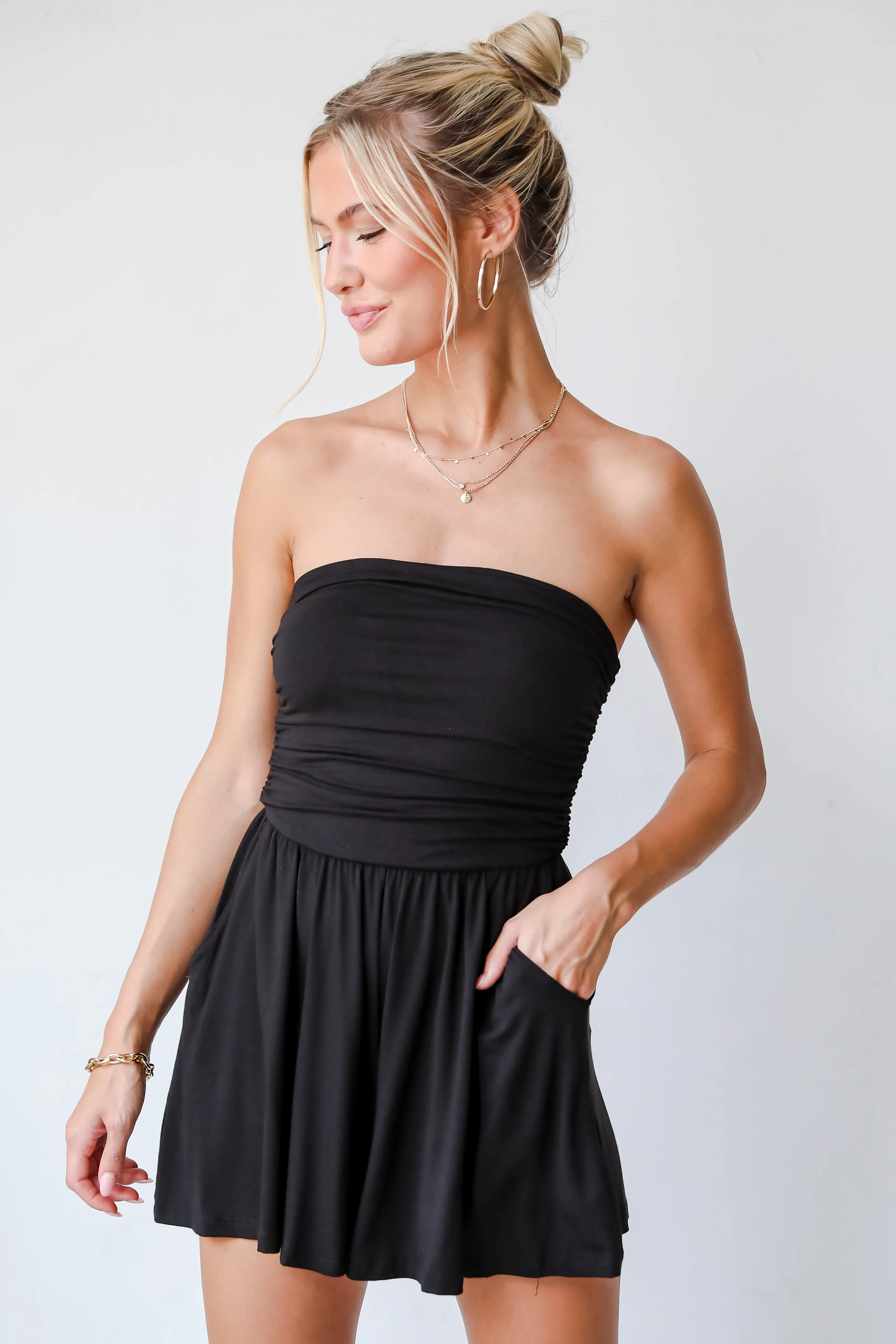 Casually The Coolest Strapless Romper