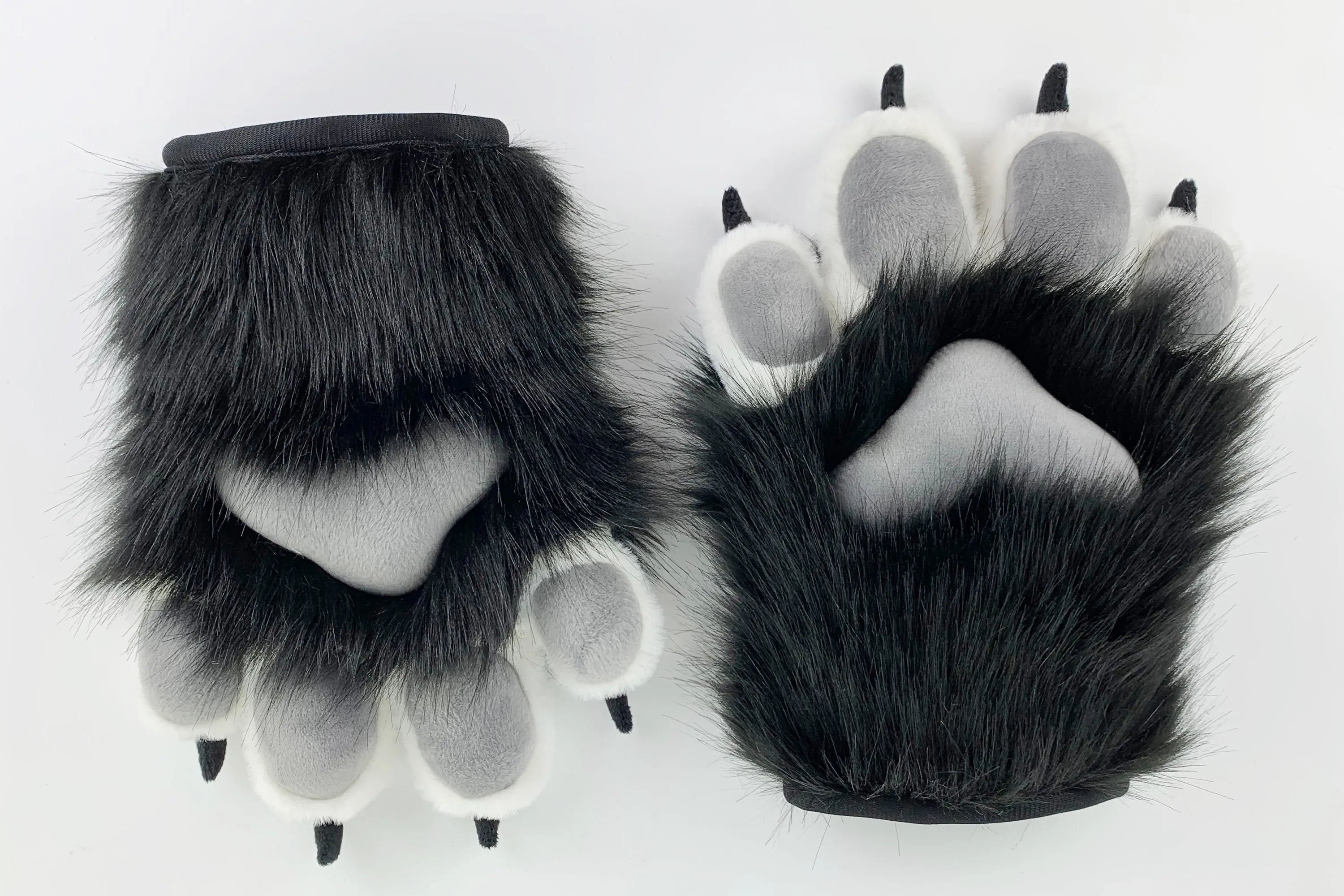 Cat paws gloves costume cosplay realistic faux fur fluffy fox fursuit paws kitty cosplay fursuit paws gloves handpaws fur paws with claws