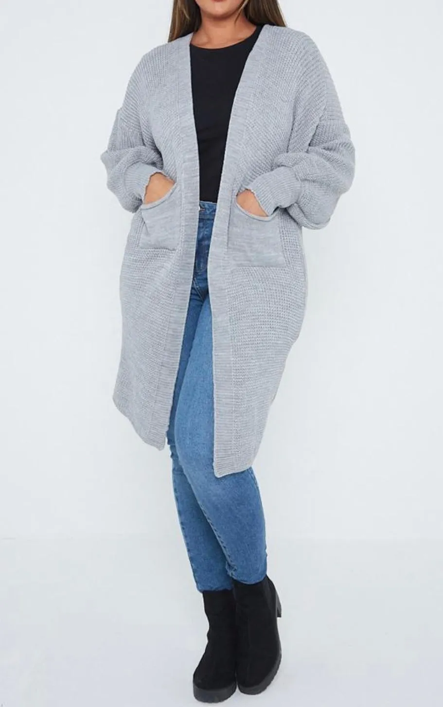 Chunky Knit Longline Cardigan (3 Colours)