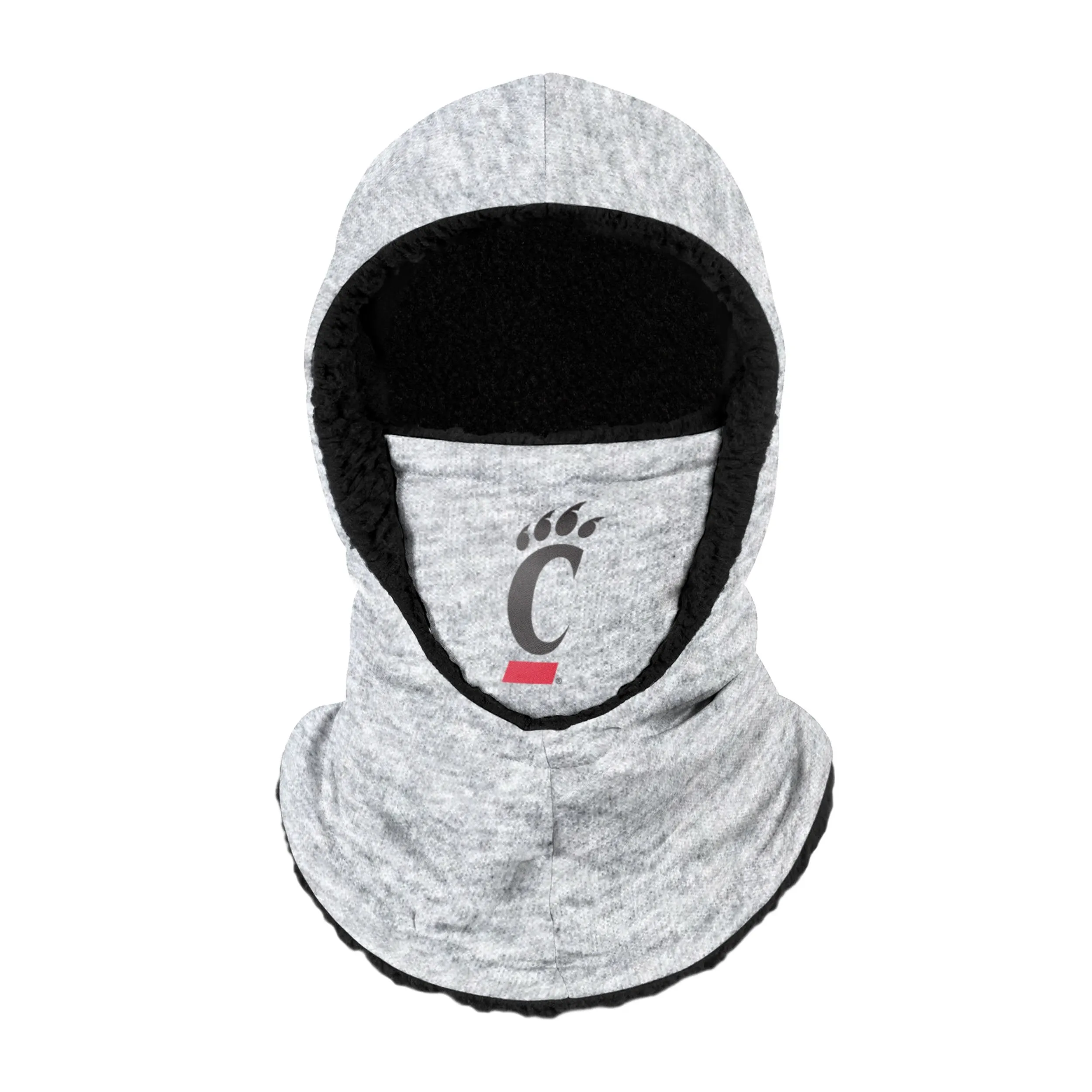 Cincinnati Bearcats NCAA Heather Grey Big Logo Hooded Gaiter