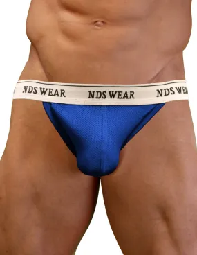 Closeout Sale: NDS Wear Men's Stretch Cotton Brazilian Thong in Royal Blue - By NDS Wear