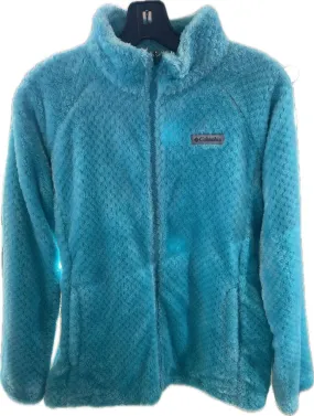 Columbia W Fuzzy Fleece Jacket - XL Lt.Blu