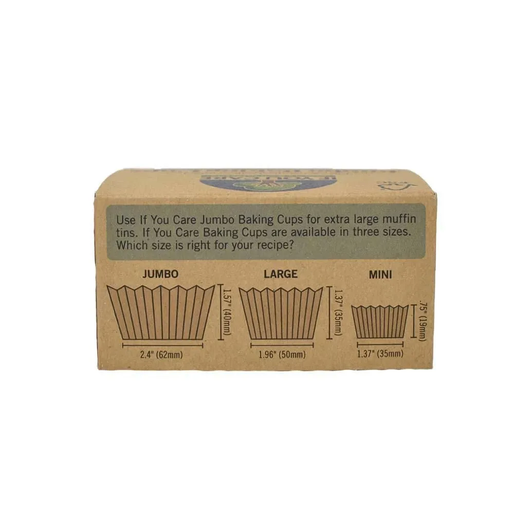 Compostable Unbleached Baking Cases - Large