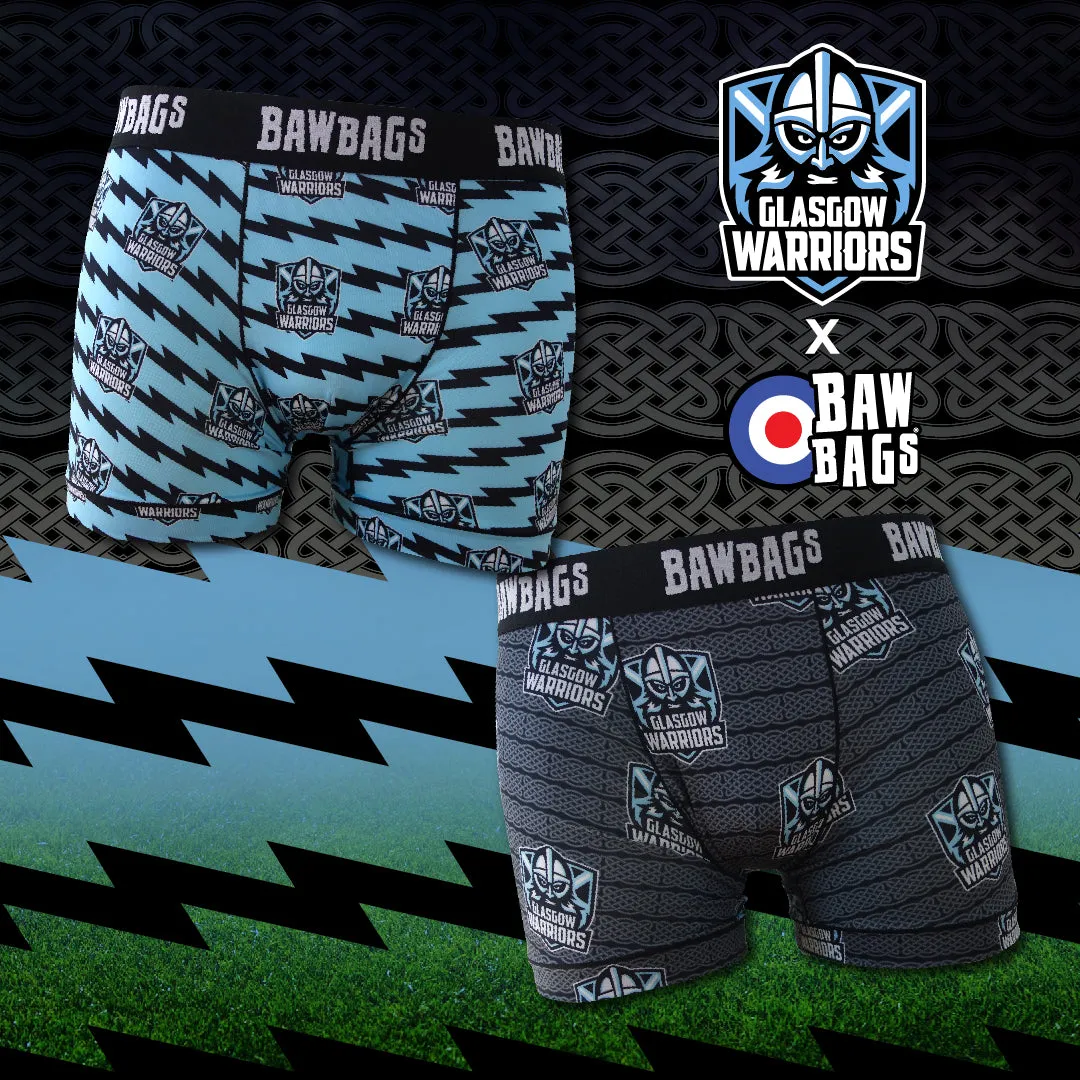 Cool De Sacs Glasgow Warriors Stripe Technical Boxer Shorts