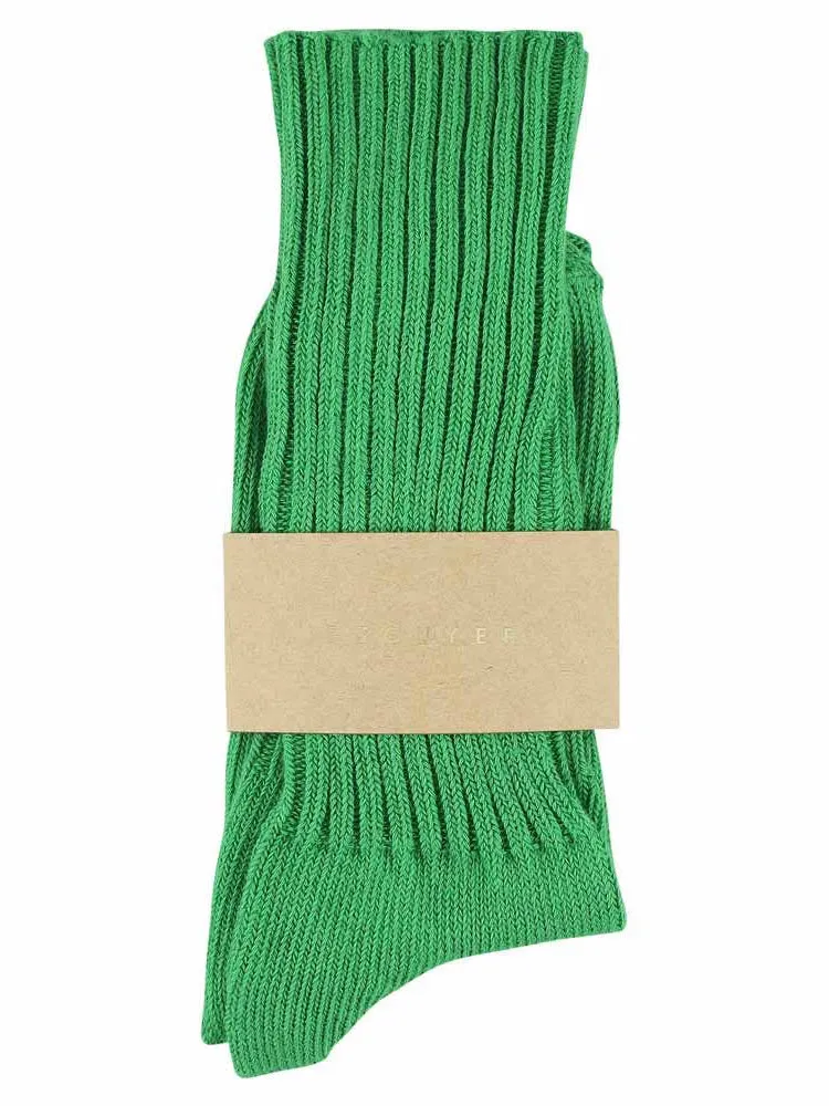 Crew Socks - Bright Green