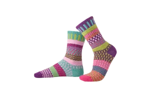 Dahlia Recycled Cotton Crew Socks