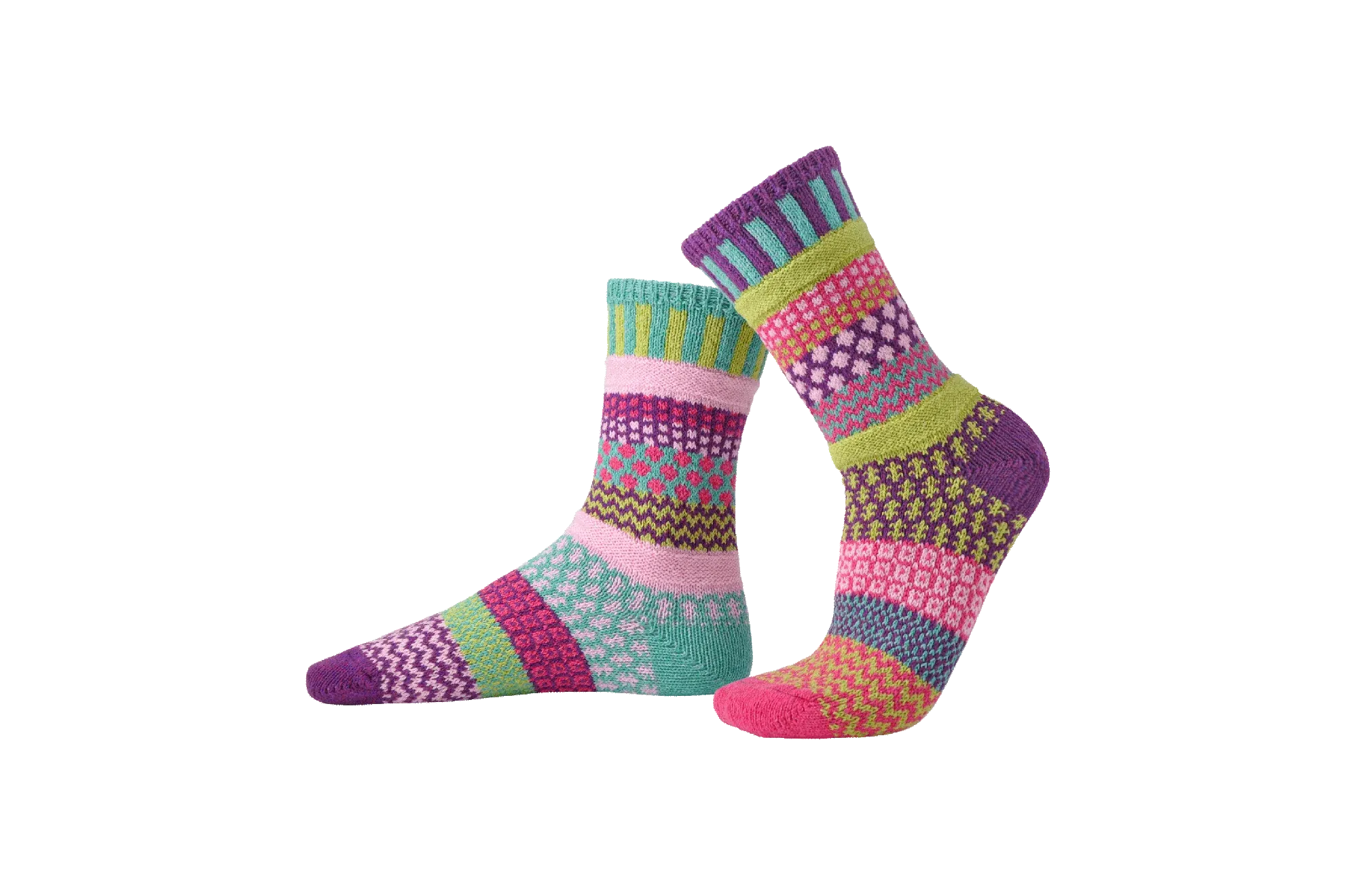 Dahlia Recycled Cotton Crew Socks