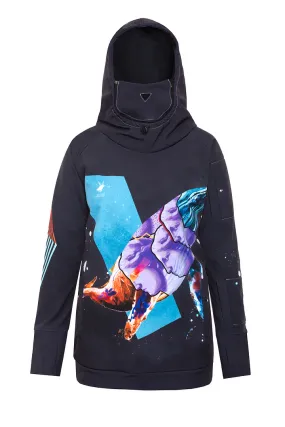 Denial women's snowboard hoodie - water repellent GAGABOO