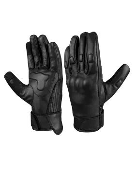 Dream Apparel Black Gaunlet Motorcycle Gloves