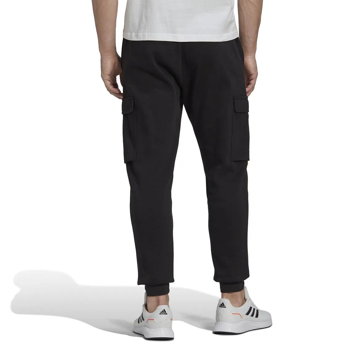 Essentials Fleece Regular Tapered Cargo Joggers - Men