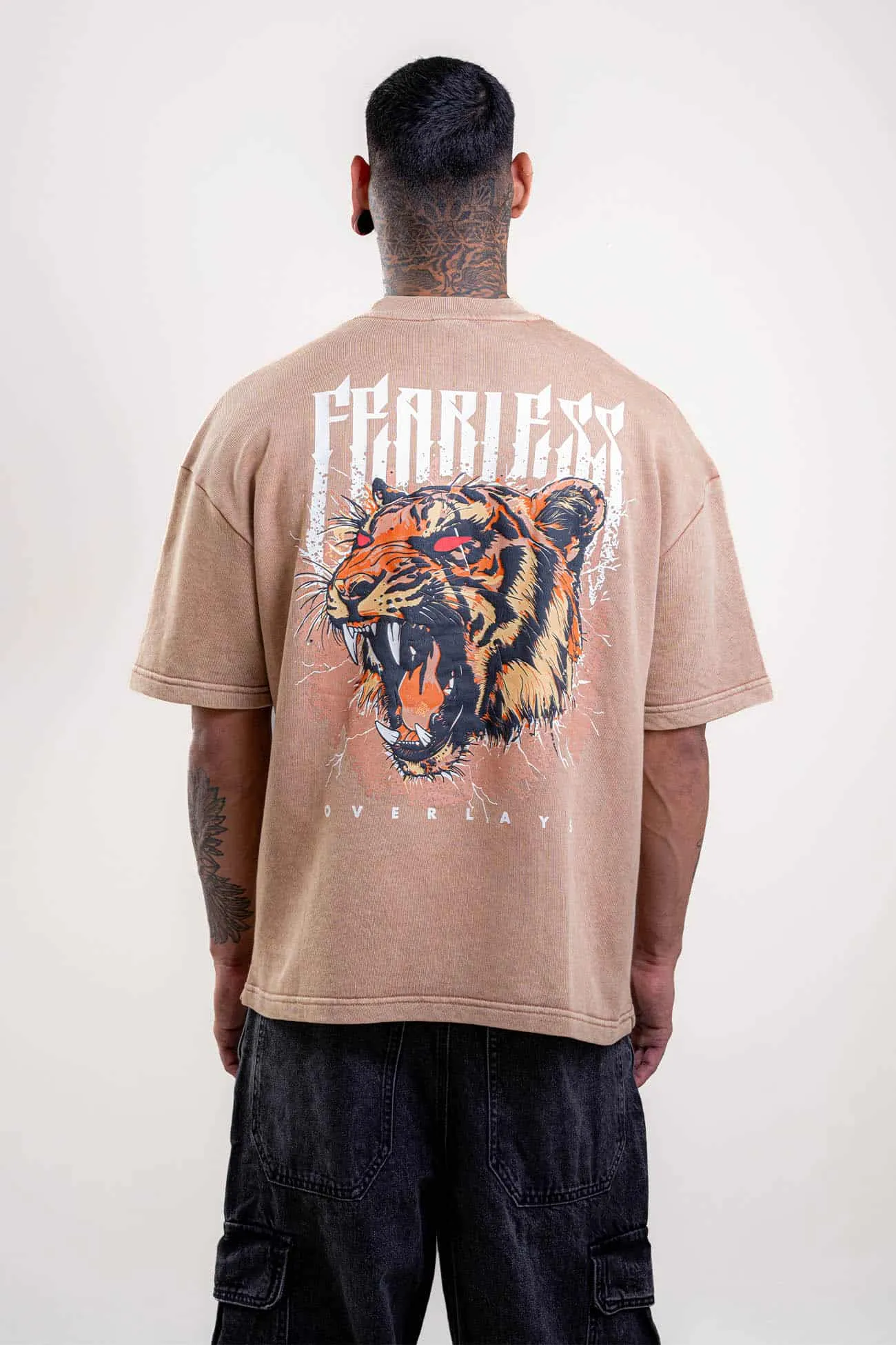 Fearless Tiger Heavy Weight Oversized Fit T-Shirt