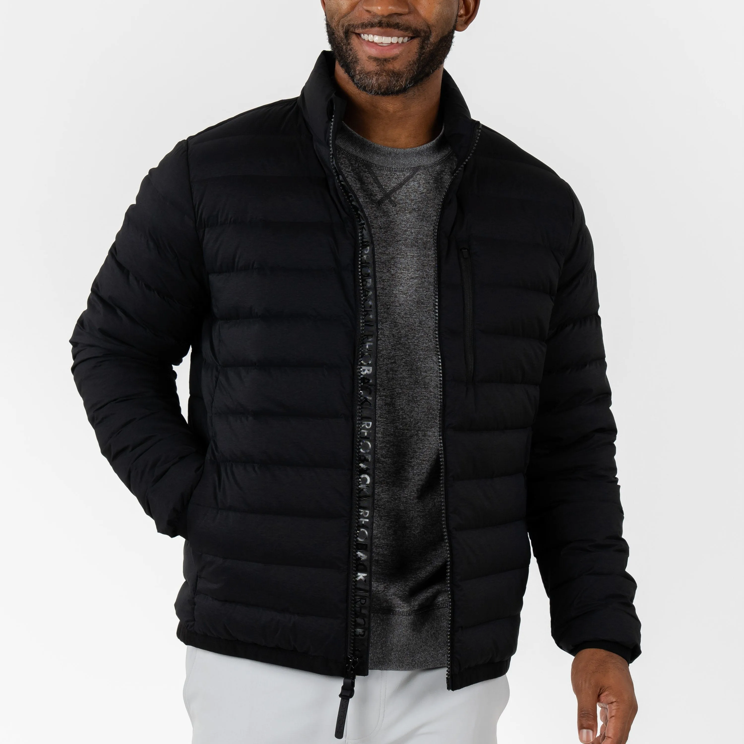 Glide Down Jacket | Solid - Midnight Black