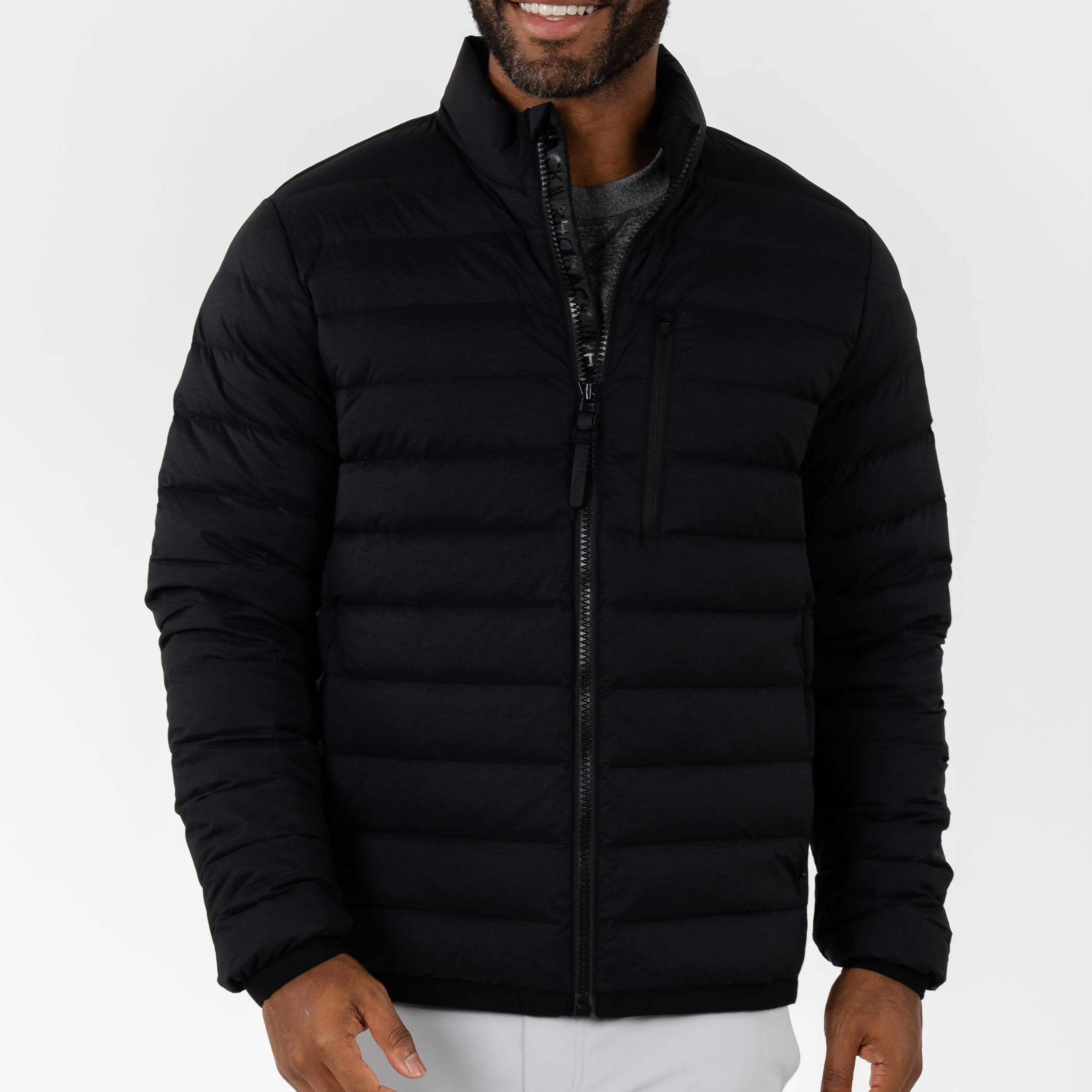 Glide Down Jacket | Solid - Midnight Black