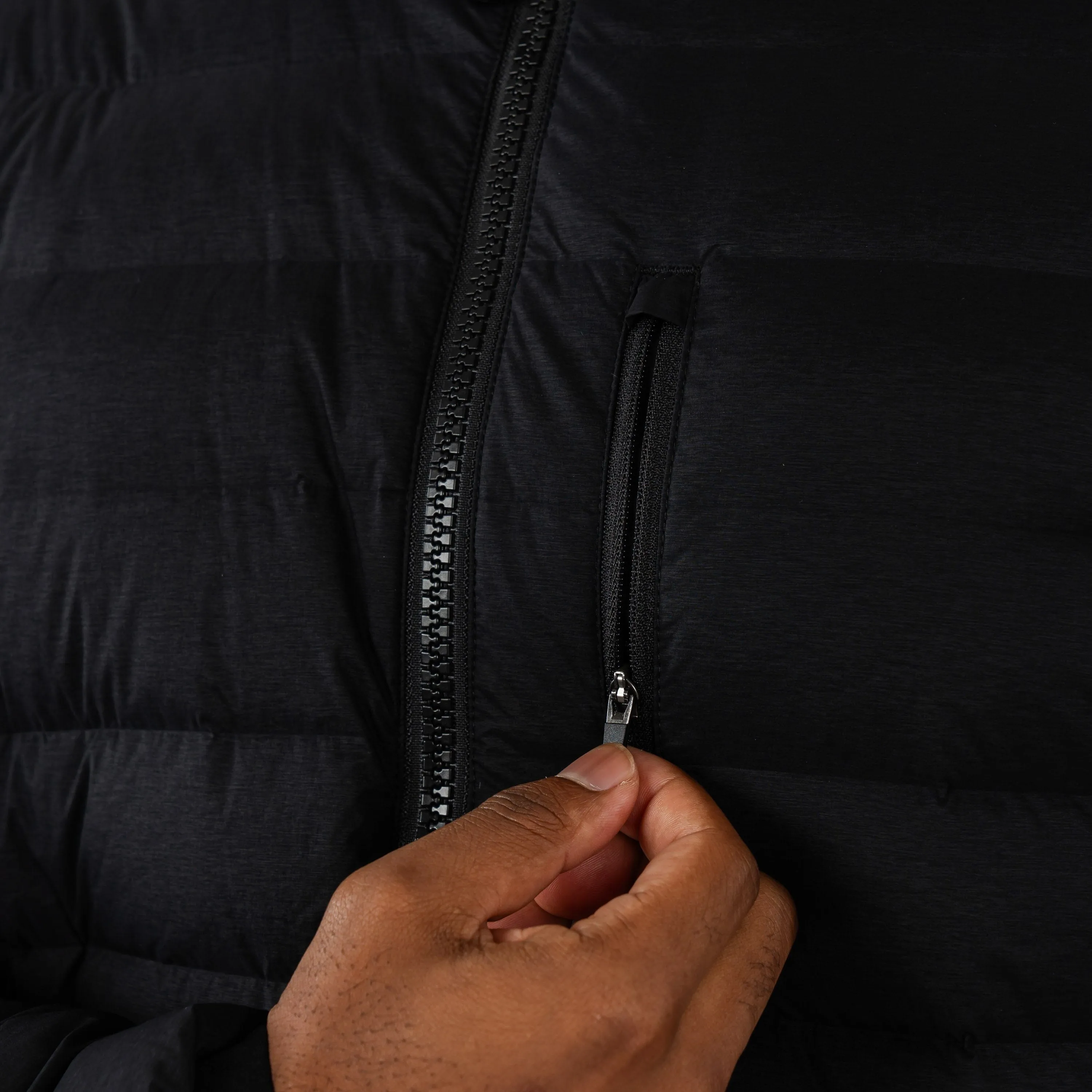 Glide Down Jacket | Solid - Midnight Black