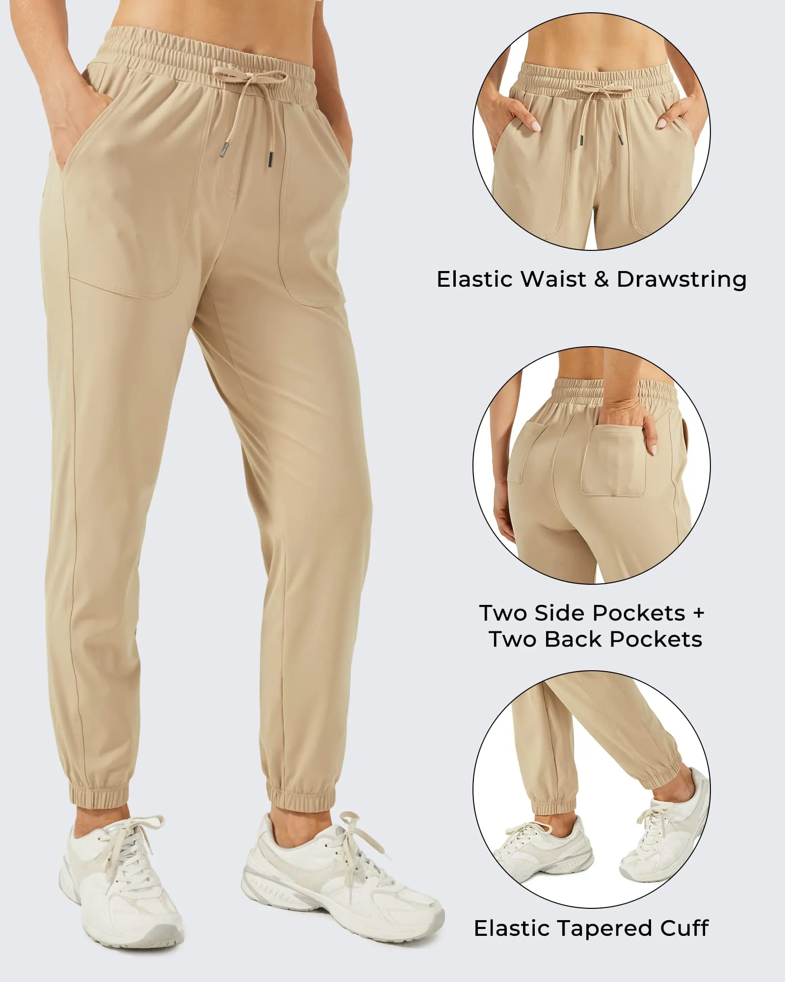 Golf Pants Tapered Joggers Casual Pants