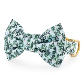 Gray Malin x TFD Snowy Pines Bow Tie Collar