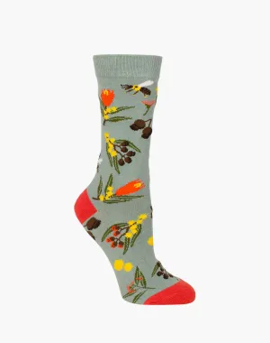 Gumnuts Women's Bamboo Crew Socks