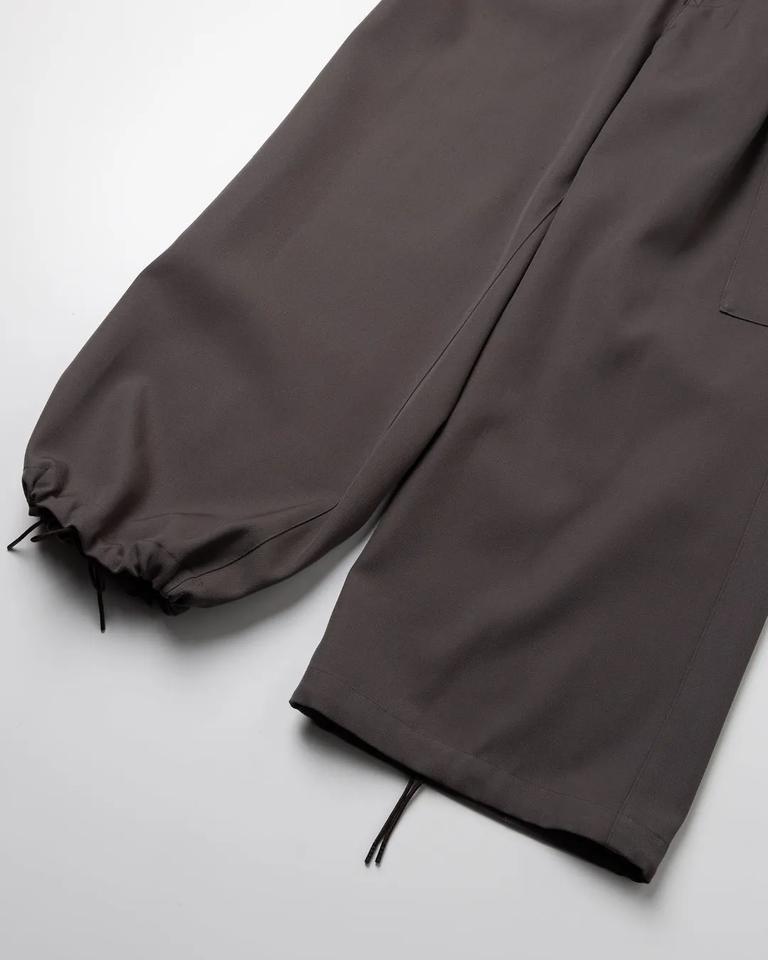 HEAVY WOOL GABARDINE GURKHA CARGO PANTS .11【GUNMETAL】