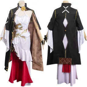 Honkai: Star Rail Himeko Women White Party Carnival Halloween Cosplay Costume