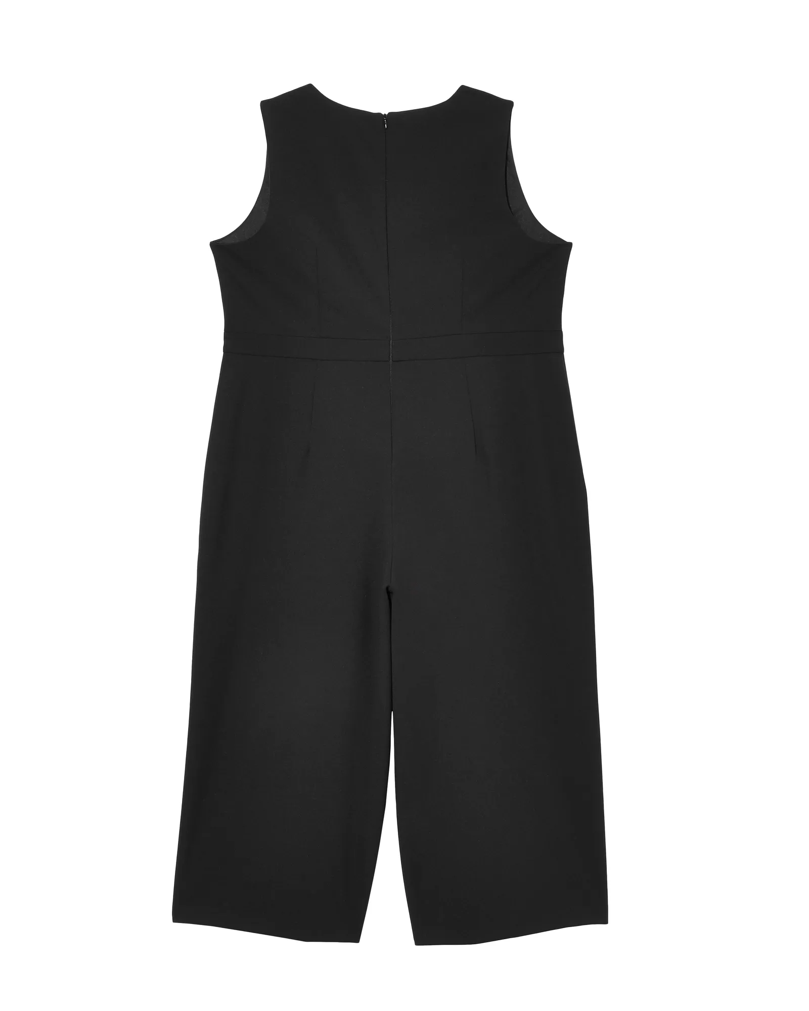 Ingo Sleeveless Cropped Jumpsuit | Black