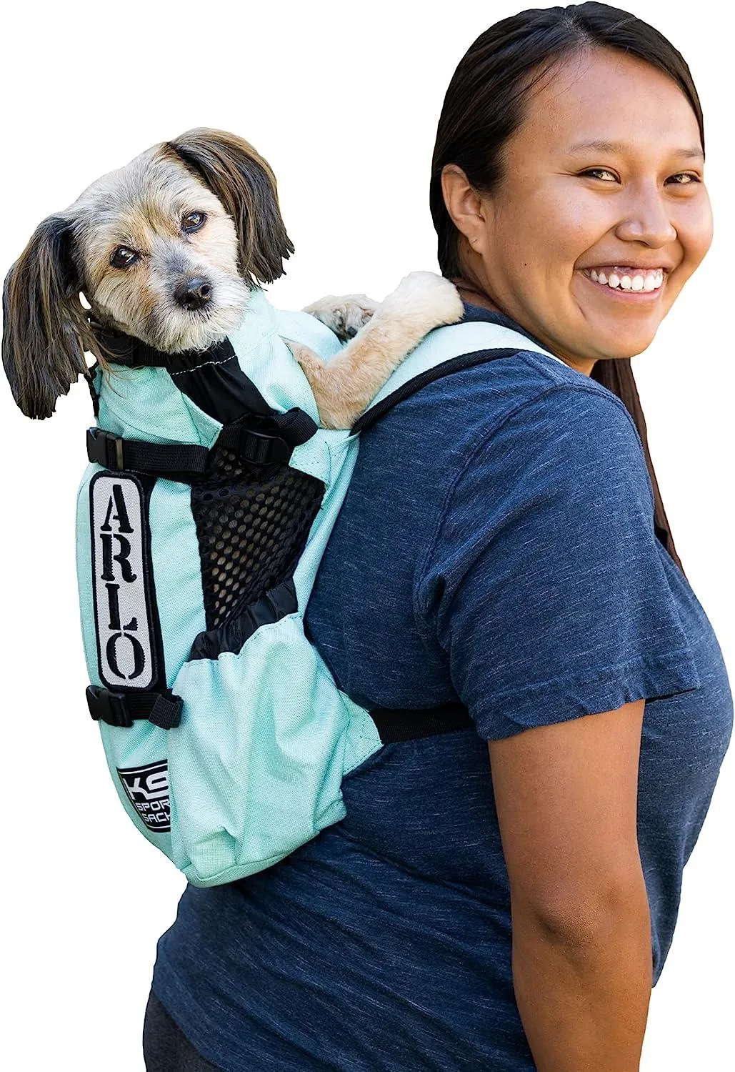 K9 Sports Sack | Air 2 Dog Backpack | 4 Sizes | Mint